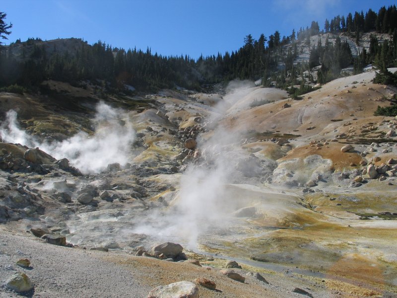 Bumpass Hell Steam